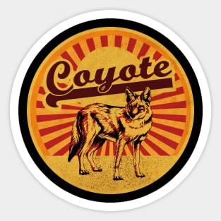 Coyote Borderline Sticker